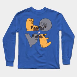 Pug Yoga and Love Long Sleeve T-Shirt